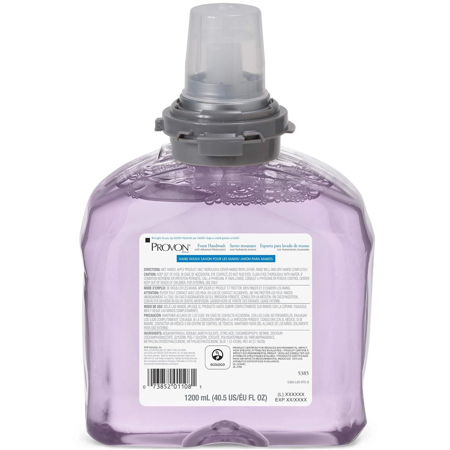 Soap PROVON® Foaming 1,200 mL Dispenser Refill Bottle Cranberry Scent