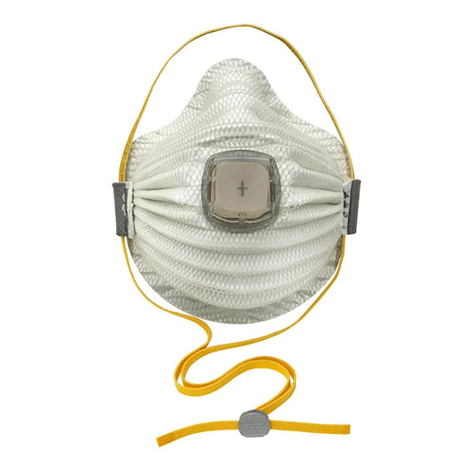 Particulate Respirator Mask Moldex® AirWave Industrial N100 with Valve Not Rated Adjustable Head Strap Small
