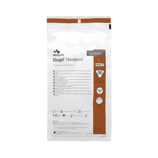 Surgical Glove Biogel® NeoDerm® Size 6 Sterile Polyisoprene Standard Cuff Length Micro-Textured Light Brown Not Chemo Approved