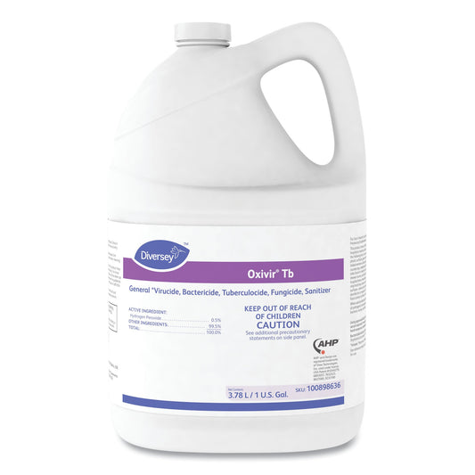 Surface Disinfectant Cleaner Diversey™ Oxivir® Tb Peroxide Based Manual Pour Liquid 1 gal. Jug Cherry Almond Scent NonSterile
