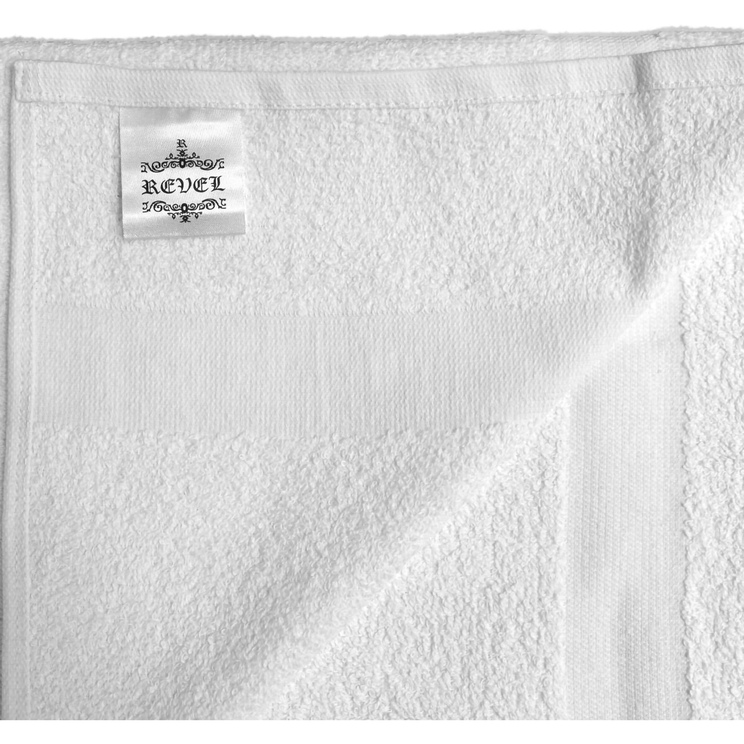 Bath Towel Revel Titan 24 X 48 Inch RS Cotton 86% / Polyester 14% White Reusable