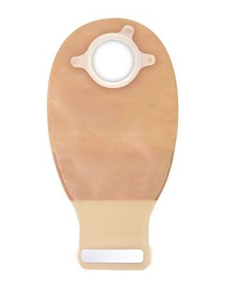 Ostomy Pouch Natura® Two-Piece System 12 Inch Length 1-1/2 Inch Stoma Drainable