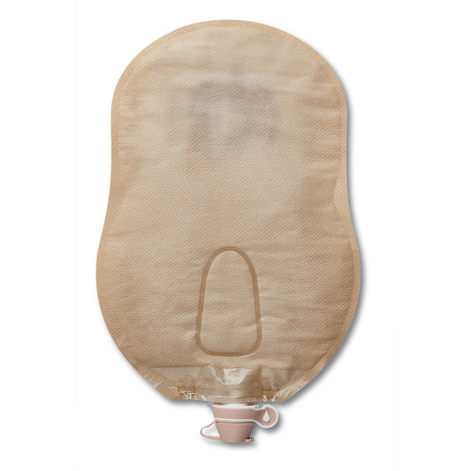 Urostomy Pouch CeraPlus™ One-Piece System 9 Inch Length Soft Convex, Pre-Cut 1-1/8 Inch Stoma Drainable