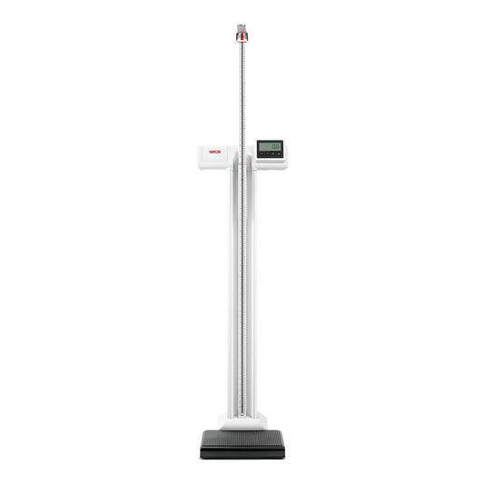 Physician Column Scale seca® 777 Digital Display 550 lbs. / 250 kg Capacity White Battery Operated