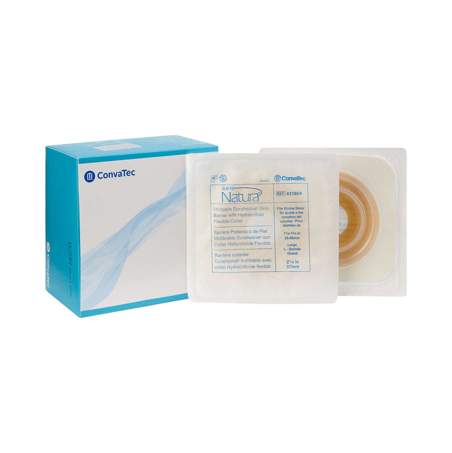 Ostomy Barrier Sur-Fit Natura® Durahesive® Moldable, Extended Wear Durahesive® Adhesive 57 mm Flange Sur-Fit® Natura® System Hydrocolloid 1-1/4 to 1-3/4 Inch Opening