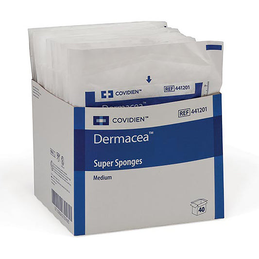 Fluff Dressing Dermacea™ 6 X 6-3/4 Inch 12-Ply Sterile 2 per Pack