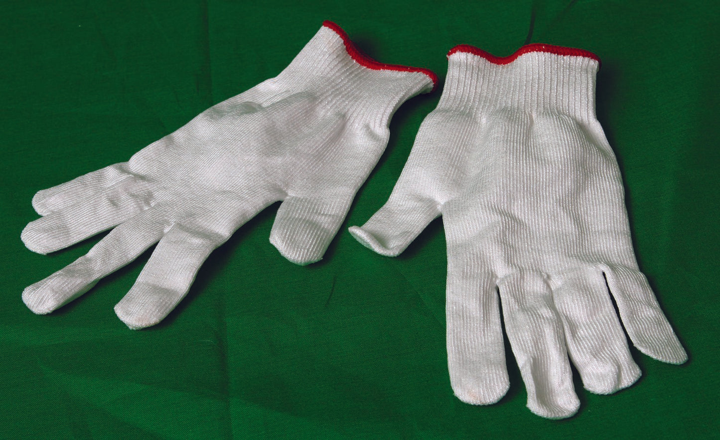 Cut Resistant Glove Liner Flex-Gard™ Full-Finger HDPE / Spandex / Polyester White Large