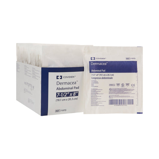 Abdominal Pad Dermacea™ 7-1/2 X 8 Inch Sterile 1 per Pack