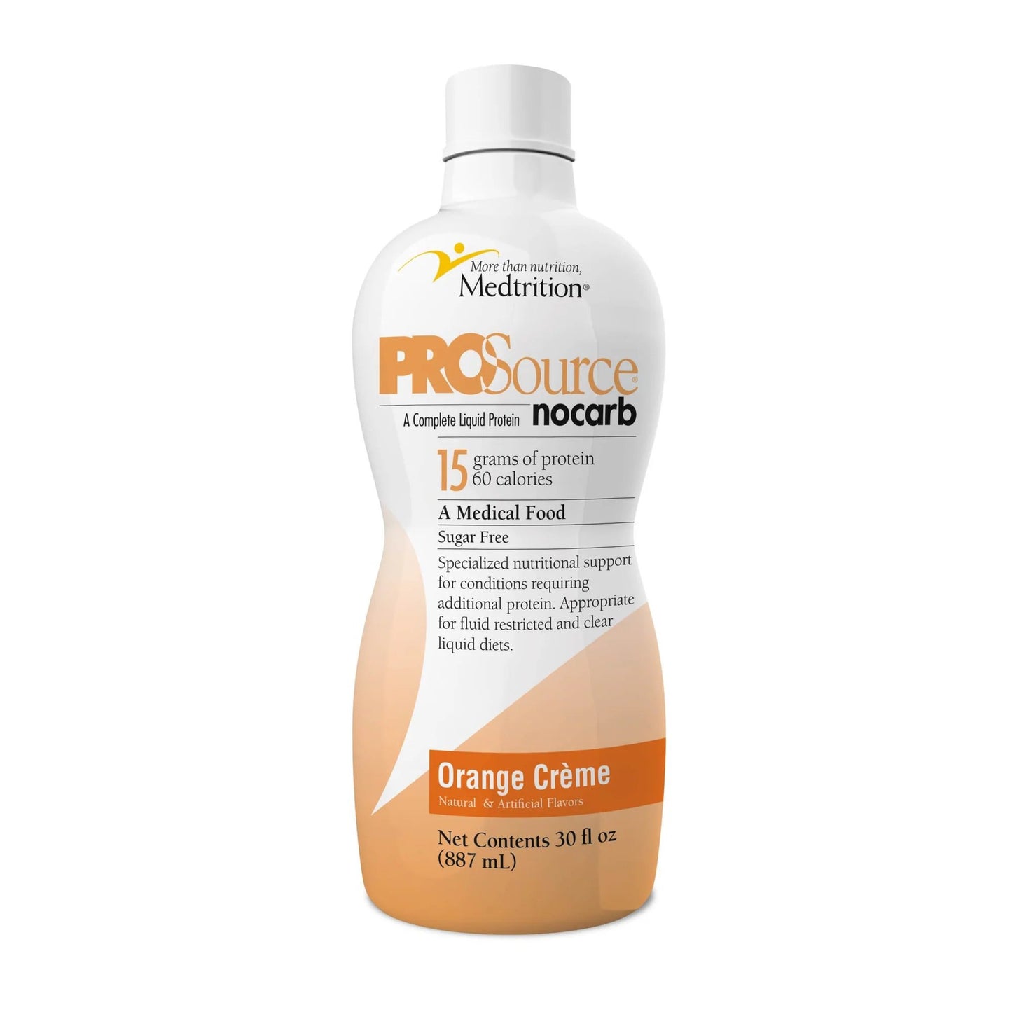 Oral Supplement ProSource™ NoCarb Orange Crème Flavor Liquid 32 oz. Bottle