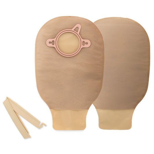 Colostomy Pouch New Image™ Two-Piece System 9 Inch Length, Mini Drainable