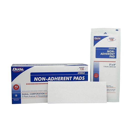 Non-Adherent Dressing Dukal™ 3 X 8 Inch Sterile 1 per Pack