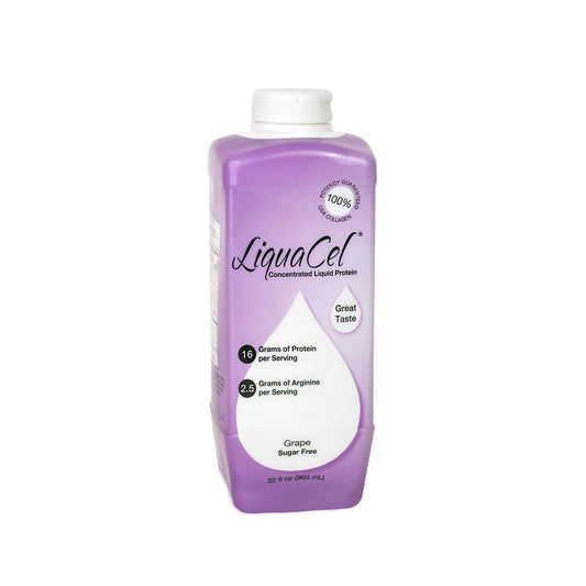 Oral Supplement LiquaCel® Grape Flavor Liquid 32 oz. Bottle