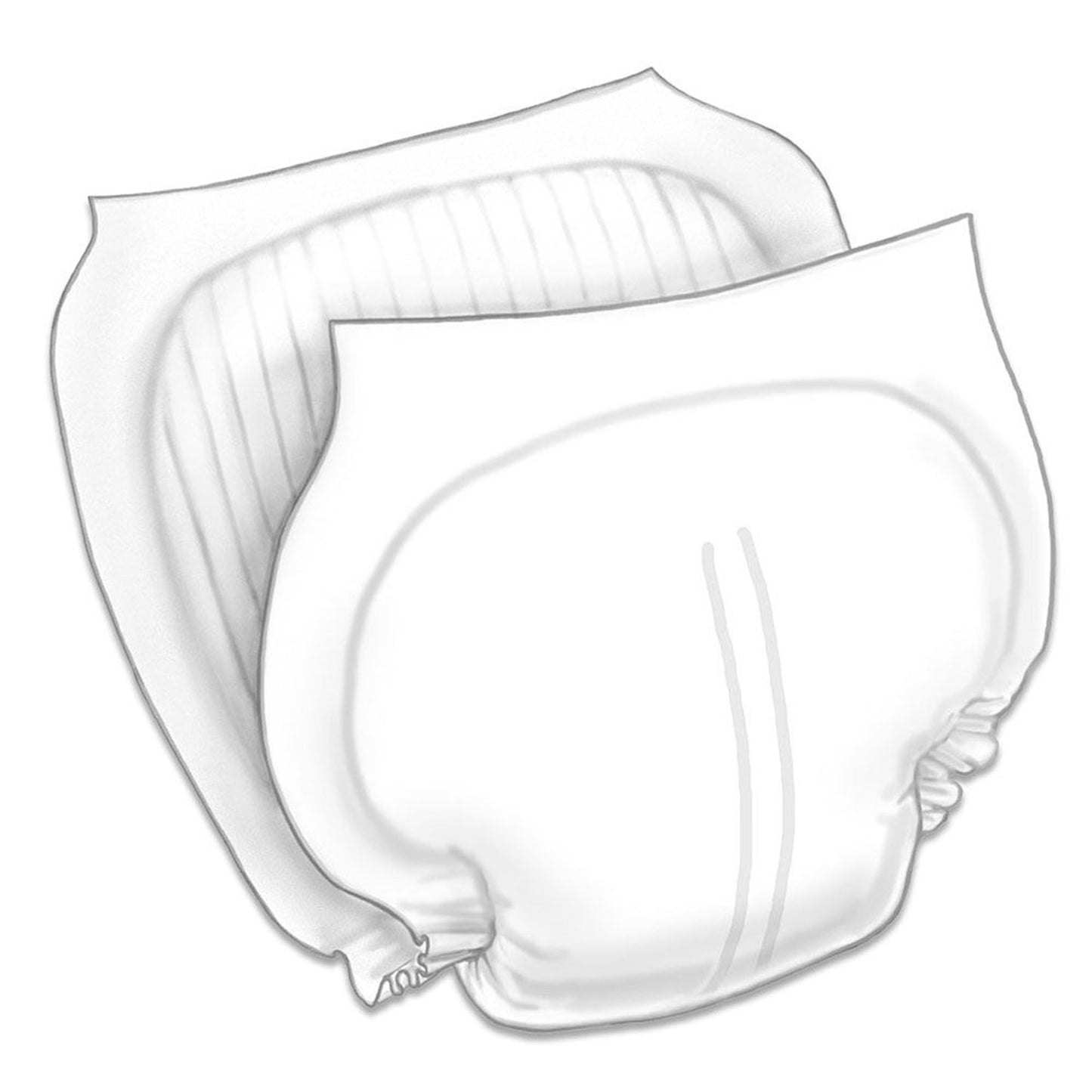 Incontinence Liner Wings™ 13 X 24 Inch Moderate Absorbency Super Absorbent Core One Size Fits Most