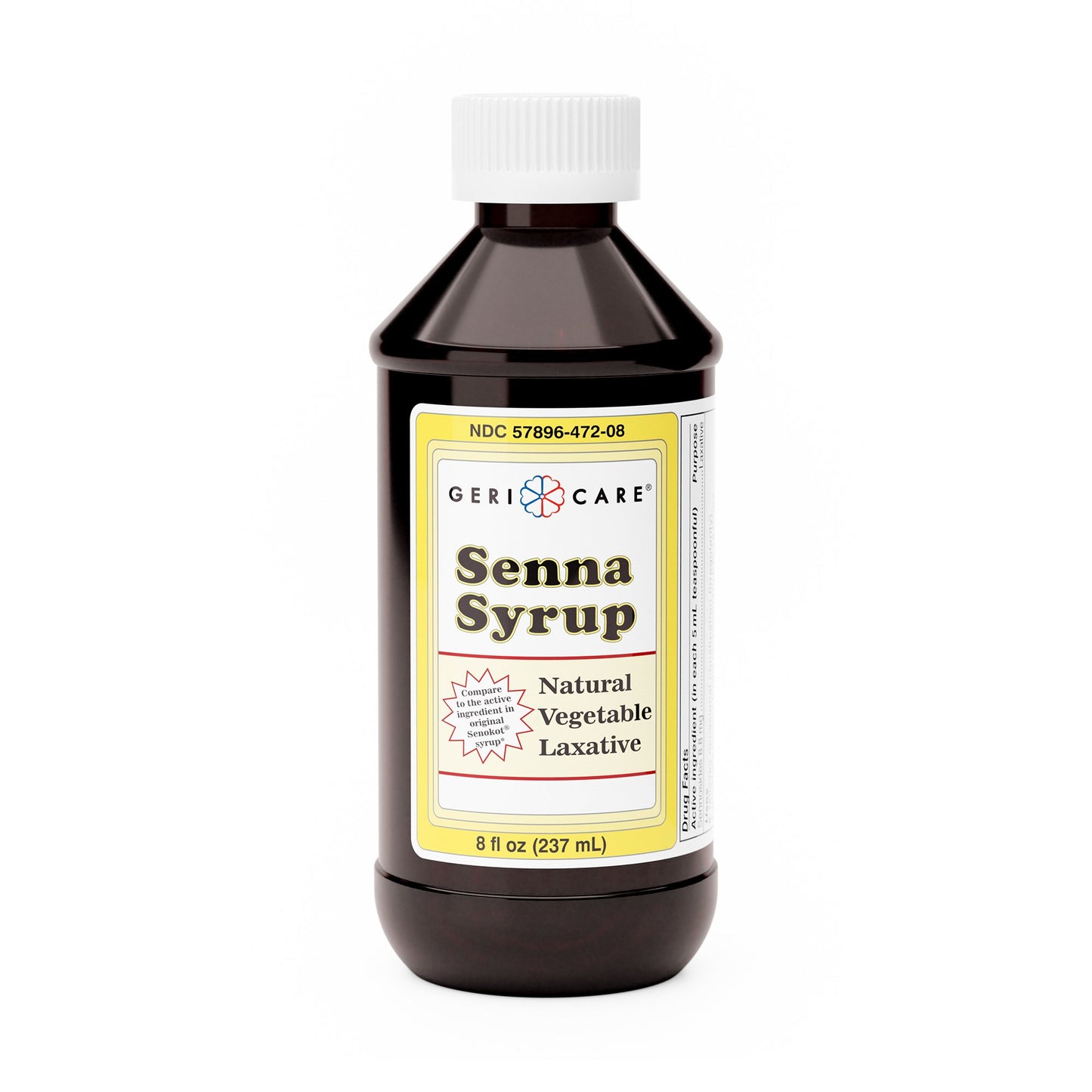Laxative Geri-Care® Syrup 8 oz. Senna Leaf Extract