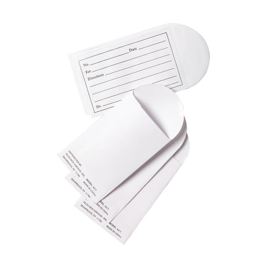 Medication Envelope Tech-Med® White 3½ X 2¼ Inch