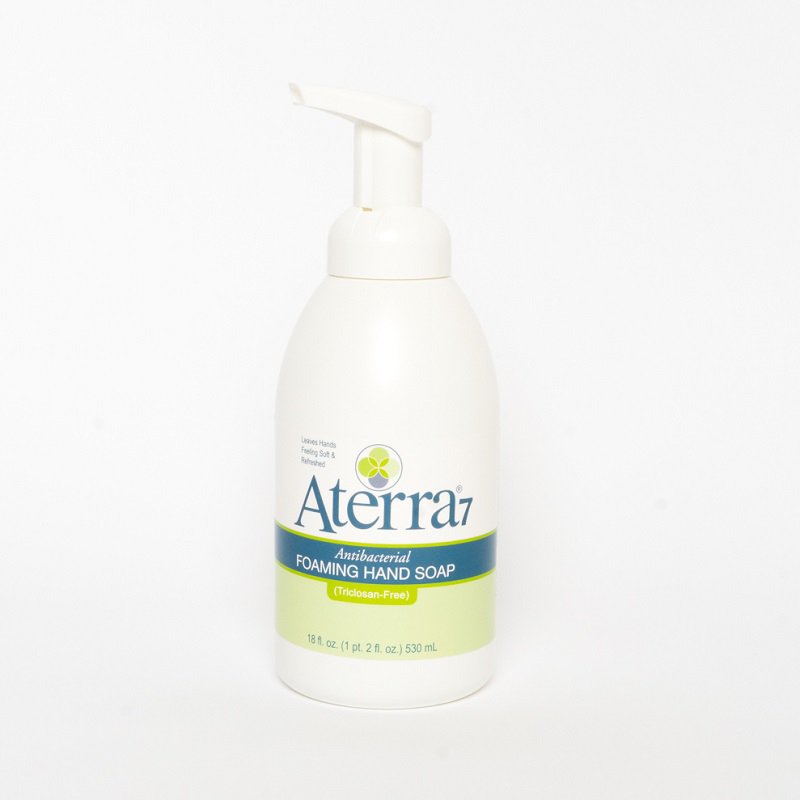 Antibacterial Soap Aterra® 7 Foaming 18 oz. Pump Bottle Fresh Scent