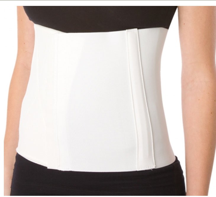 Abdominal Binder ProCare® 2X-Large Hook and Loop Closure 48 to 54 Inch Waist Circumference 10 Inch Height Adult