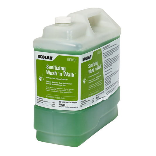 Floor Cleaner Sanitizing Wash 'n Walk™ Liquid 2.5 gal. Jug Mild Scent