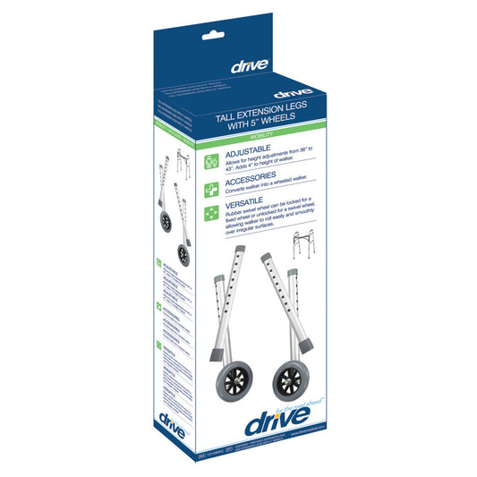 drive™ Extension Leg with Wheel For Walker