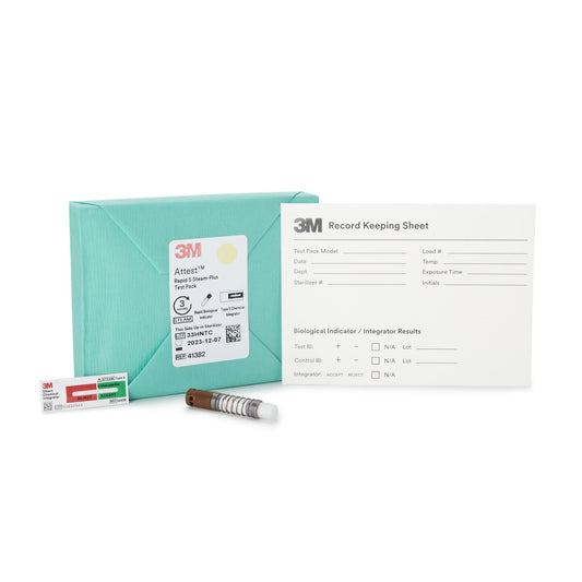 Attest™ Rapid 5 Steam-Plus Sterilization Biological Indicator Pack Steam 2 Inch Length