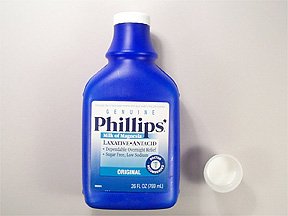 Laxative Phillips'® Milk of Magnesia Original Flavor Oral Suspension 26 oz. 400 mg / 5 mL Strength Magnesium Hydroxide