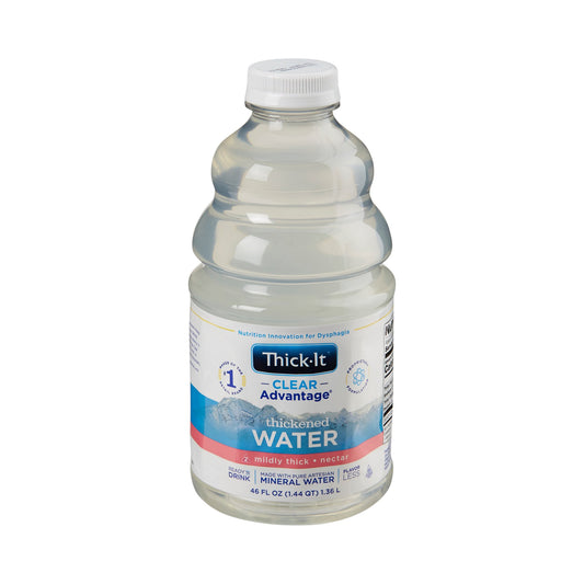 Thickened Water Thick-It® Clear Advantage® 46 oz. Bottle Unflavored Liquid IDDSI Level 2 Mildly Thick