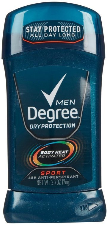 Antiperspirant / Deodorant Degree® Men Clear Solid 2.7 oz. Sport Scent