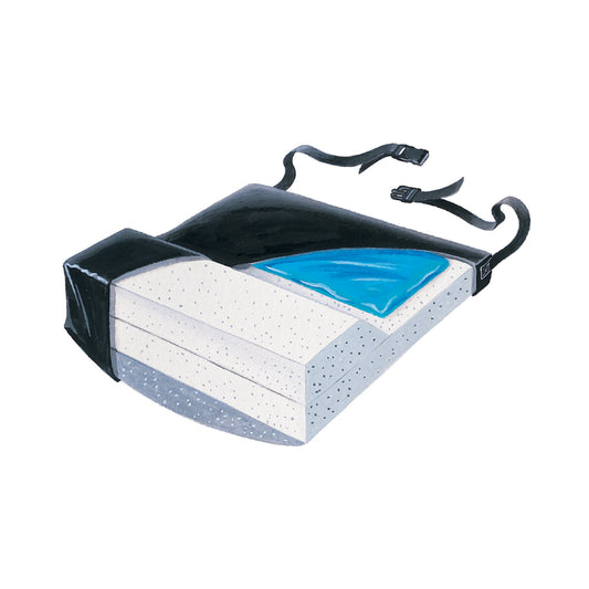 Anti-Thrust Seat Cushion Skil-Care™ 16 W X 18 L Inch Foam / Gel