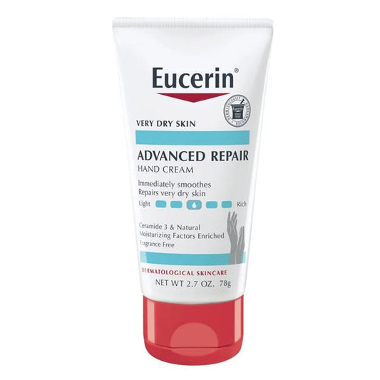 Hand Moisturizer Eucerin® Advanced Repair 2.7 oz. Tube Unscented Cream
