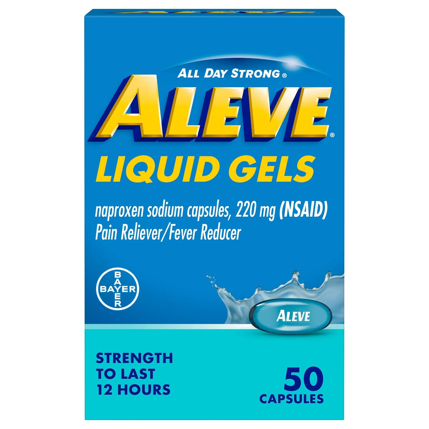 Pain Relief Aleve® 220 mg Strength Naproxen Sodium Capsule