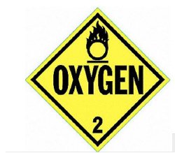 Door Sign Caution Stranco Inc Oxygen