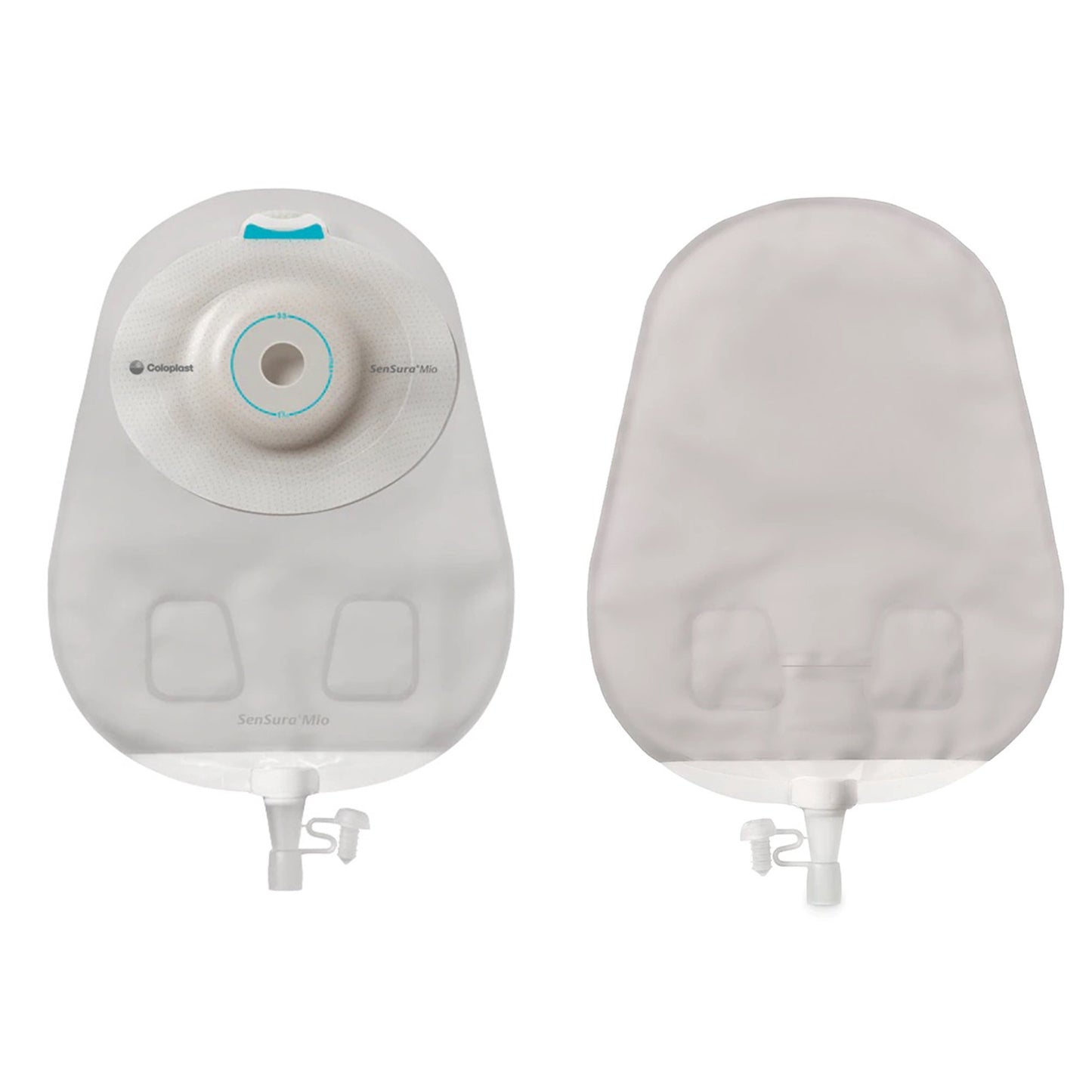 Urostomy Pouch SenSura® Mio Convex One-Piece System 10-1/2 Inch Length, Maxi Deep Convex, Trim to Fit 3/8 to 1-11/16 Inch Stoma Drainable