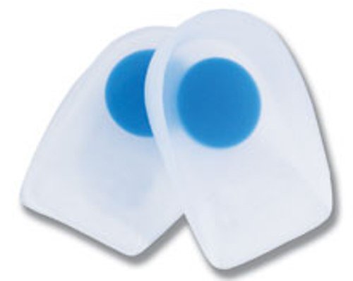 Heel Cup AliMed® Heel Support Medical Grade Silicone Blue / Clear