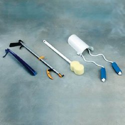 ADL Hip / Knee Equipment Kit SammonsPreston® Hip Kit ll Reacher - 32 Inch Length / Shoehorn - 16-1/2 Inch Length