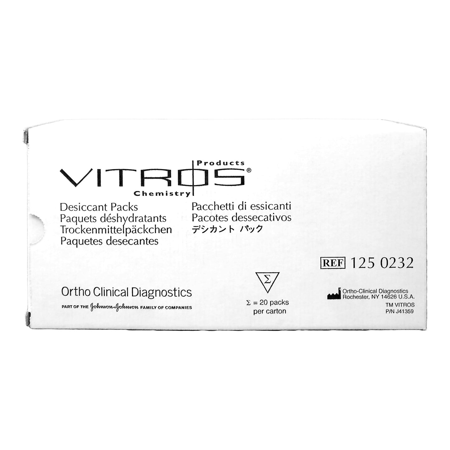 Desiccant Pack Vitros® Vitros 250 / 350 Chemistry System