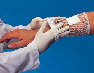 Elastic Net Retainer Dressing Surgilast® Tubular Elastic 10 Yard Size 3 White Medium Hand / Arm / Leg / Foot NonSterile