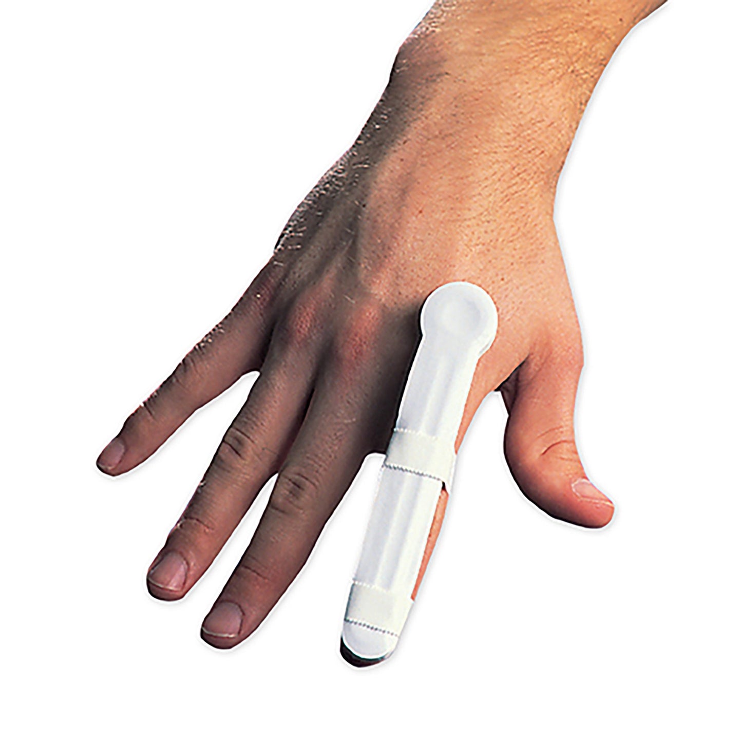Finger Splint Plastalume® Adult Size A-2 Without Fastening Left or Right Hand White