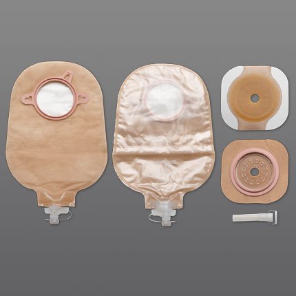 Urostomy Pouch New Image™ Two-Piece System 9 Inch Length Flat, Trim to Fit Up to 1-3/4 Inch Stoma Drainable