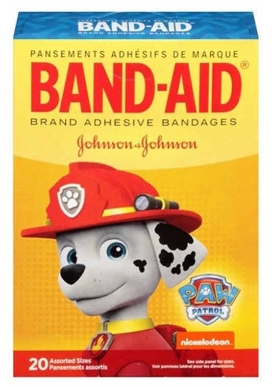 Adhesive Strip Band-Aid® Plastic Kid Design (Paw Patrol) 5/8 X 2-1/4 Inch / 3/4 X 3 Inch Sterile