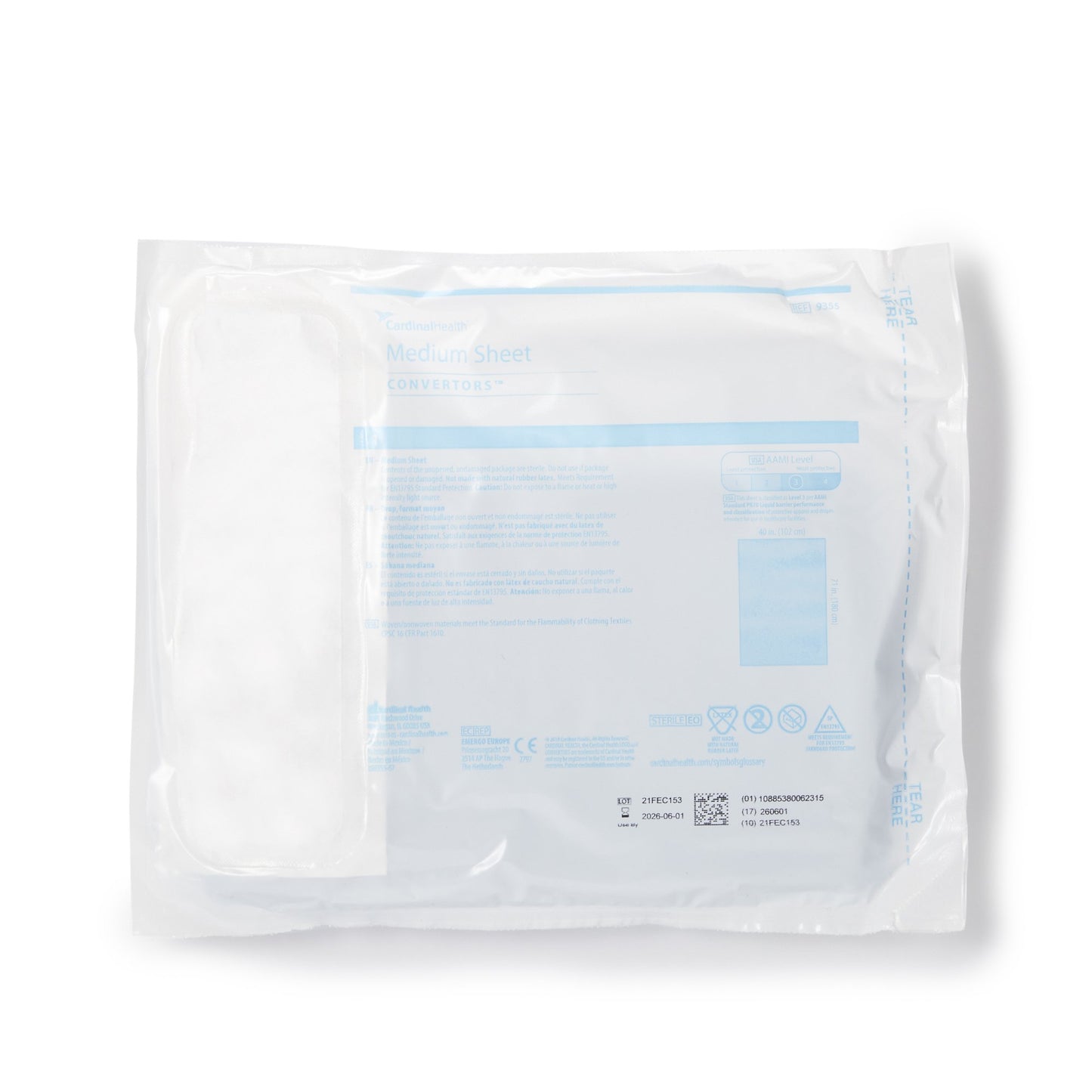 General Purpose Drape Medium Drape 40 W X 70 L Inch Sterile