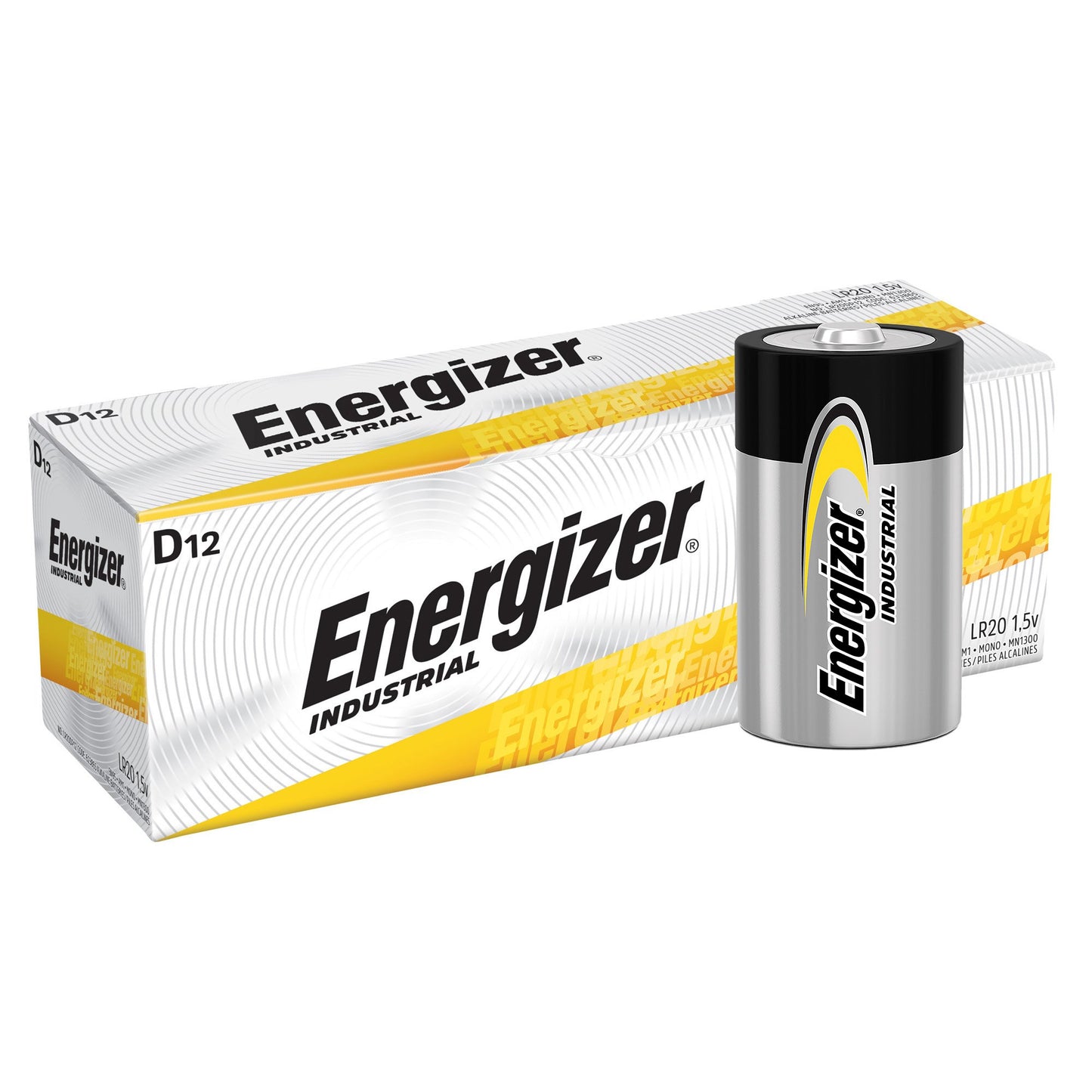 Alkaline Battery Energizer® D Cell 1.5V Disposable