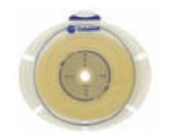 Ostomy Barrier SenSura® Flex Xpro Trim to Fit, Standard Wear Double Layer Adhesive 35 mm Flange Green Code System 3/8 to 1-5/16 Inch Opening