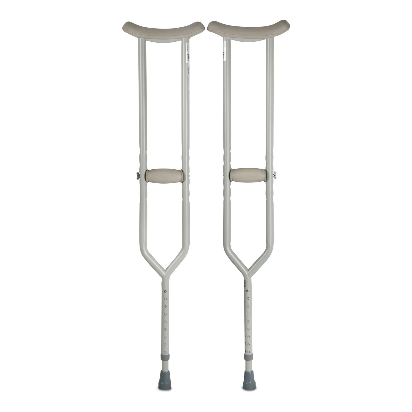 Bariatric Underarm Crutches McKesson Adult 5 Foot 2 Inch to 5 Foot 10 Inch User Height Steel Frame 500 lbs. Weight Capacity