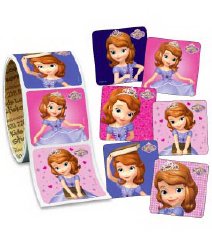 Disney® 100 per Roll Sofia The First Sticker 1-5/8 Inch