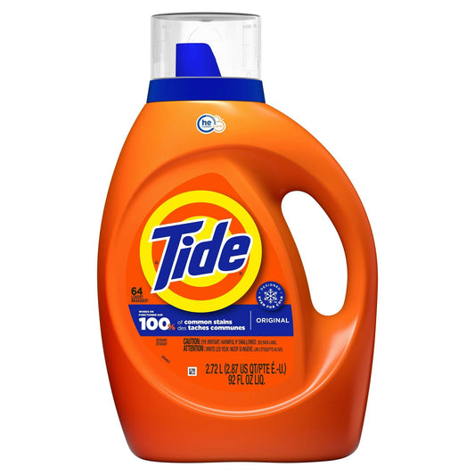 Laundry Detergent Tide® HE 92 oz. Bottle Liquid Original Scent