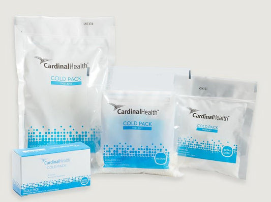 Instant Cold Pack Cardinal Health™ Non-Sweat General Purpose Large 6 X 9 Inch Plastic / Ammonium Nitrate / Water Disposable