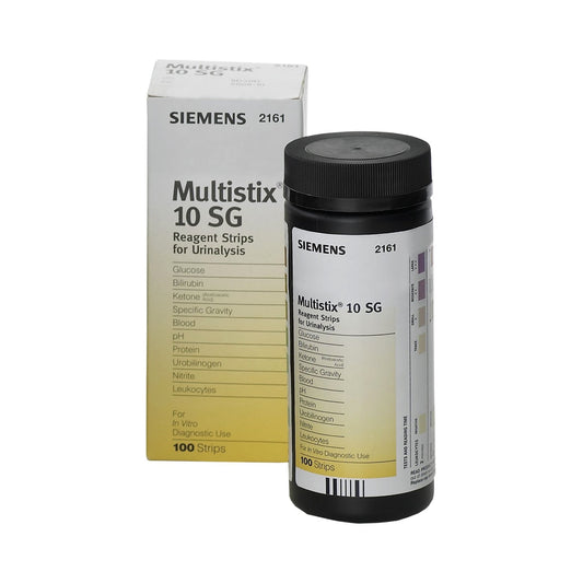 Urinalysis Reagent Multistix® Bilirubin, Blood, Glucose, Ketone, Leukocytes, Nitrite, pH, Protein, Specific Gravity, Urobilinogen For Urinalysis