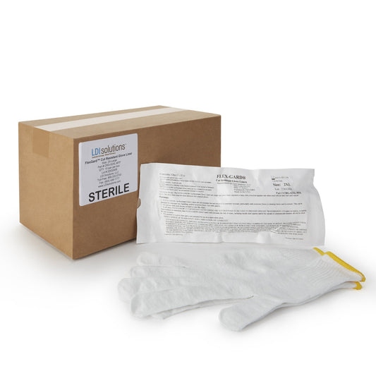 Cut Resistant Glove Liner Flex-Gard™ Full-Finger HDPE / Spandex / Polyester White 2X-Large