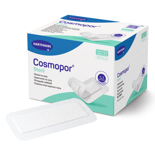 Island Dressing Cosmopor® Steril 2 X 2- 4/5 Inch Rectangle Sterile Water Resistant Backing