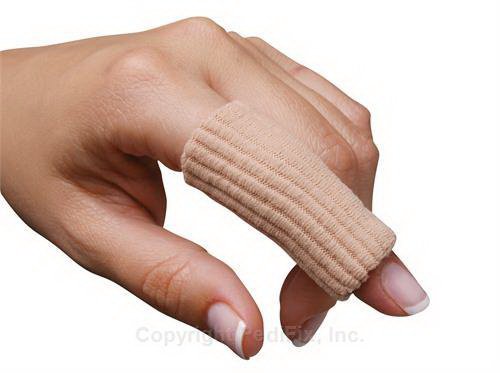 Finger Sleeve Visco-Gel® Fully-Coated Ribbed Wide Pull-On